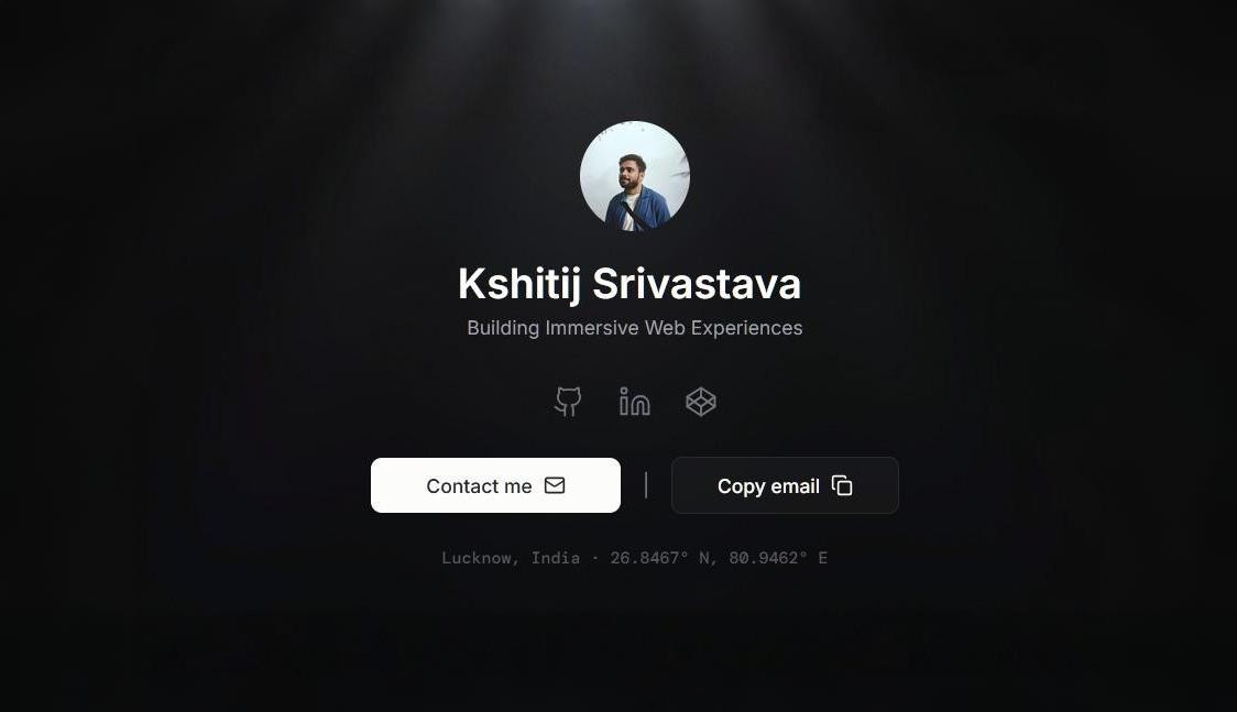 Kshitij Srivastava - Frontend Engineer